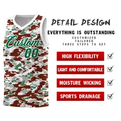 Camo Sports Uniform Basketball Jersey 2