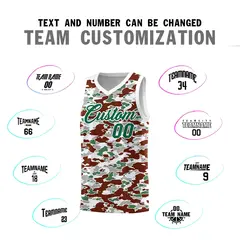 Camo Sports Uniform Basketball Jersey 4