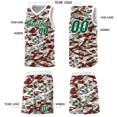 Camo Sports Uniform Basketball Jersey 5