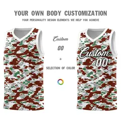 Camo Sports Uniform Basketball Jersey 3
