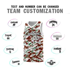 Camo Sports Uniform Basketball Jersey 4