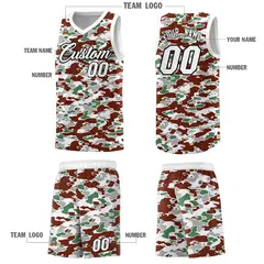 Camo Sports Uniform Basketball Jersey 5