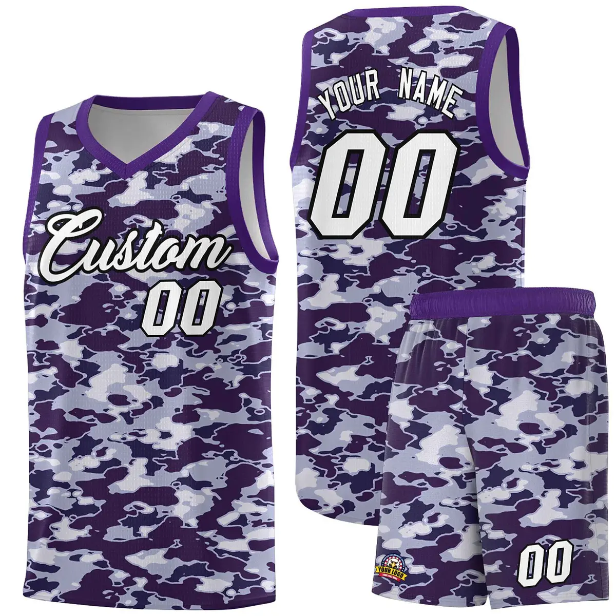 Camo Sports Uniform Basketball Jersey