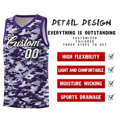 Camo Sports Uniform Basketball Jersey 2