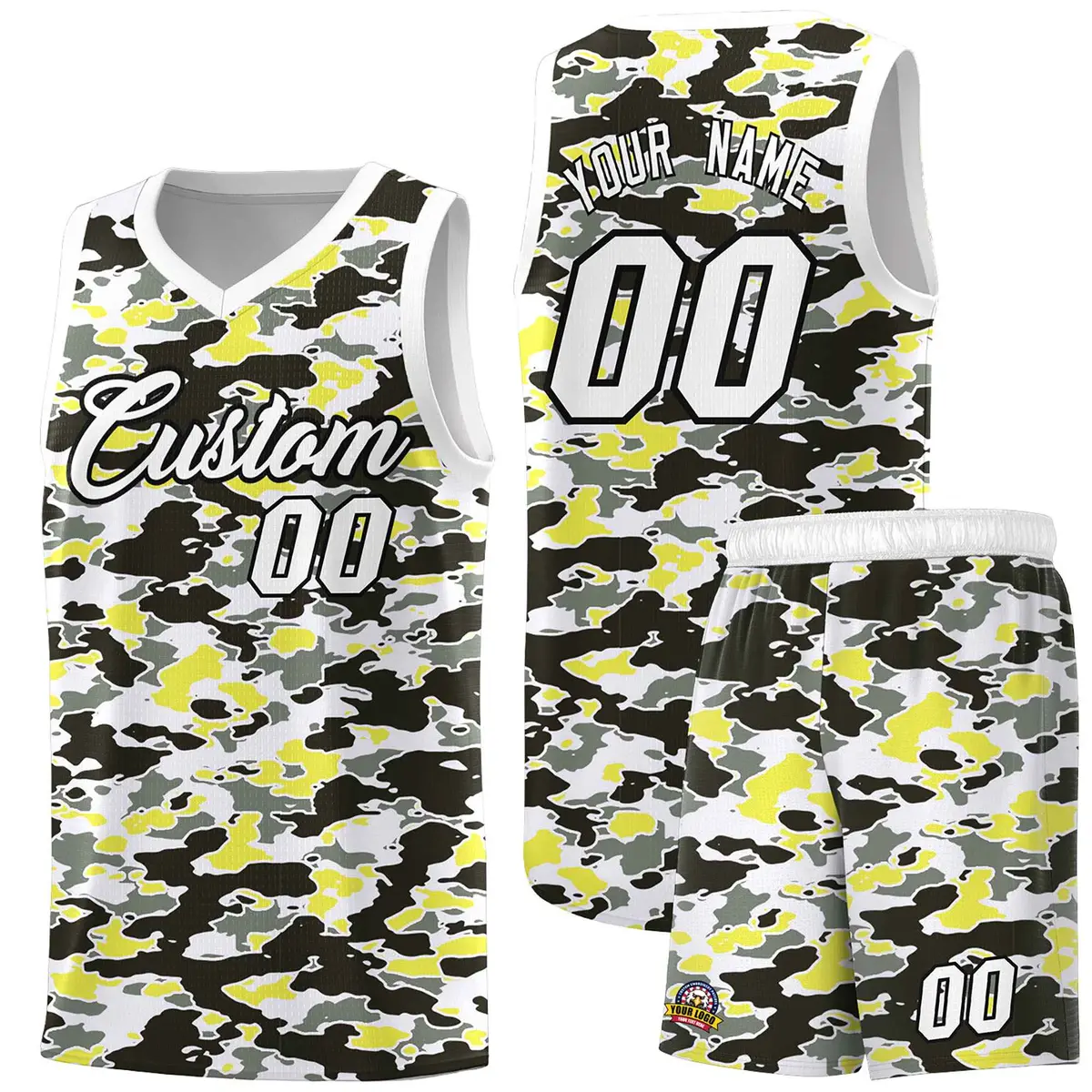 Camo Sports Uniform Basketball Jersey