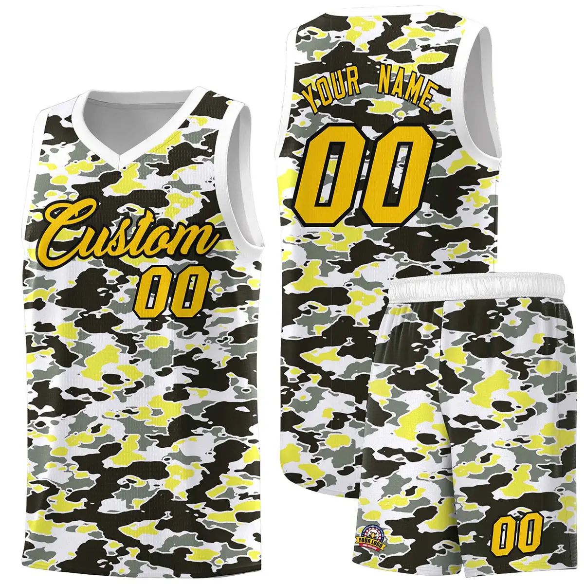 Camo Sports Uniform Basketball Jersey
