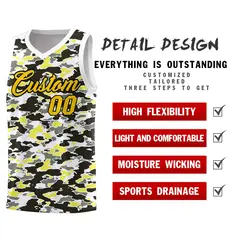 Camo Sports Uniform Basketball Jersey 2