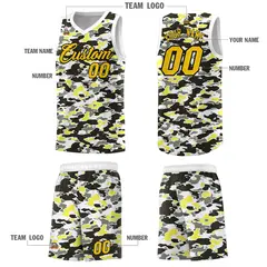Camo Sports Uniform Basketball Jersey 5