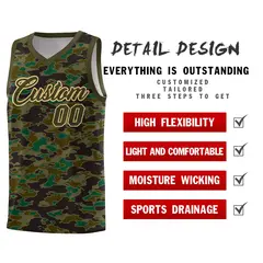 Camo Sports Uniform Basketball Jersey 2