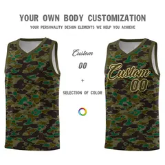 Camo Sports Uniform Basketball Jersey 3