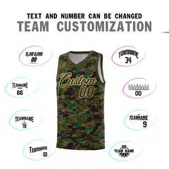 Camo Sports Uniform Basketball Jersey 4