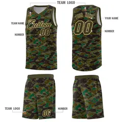 Camo Sports Uniform Basketball Jersey 5
