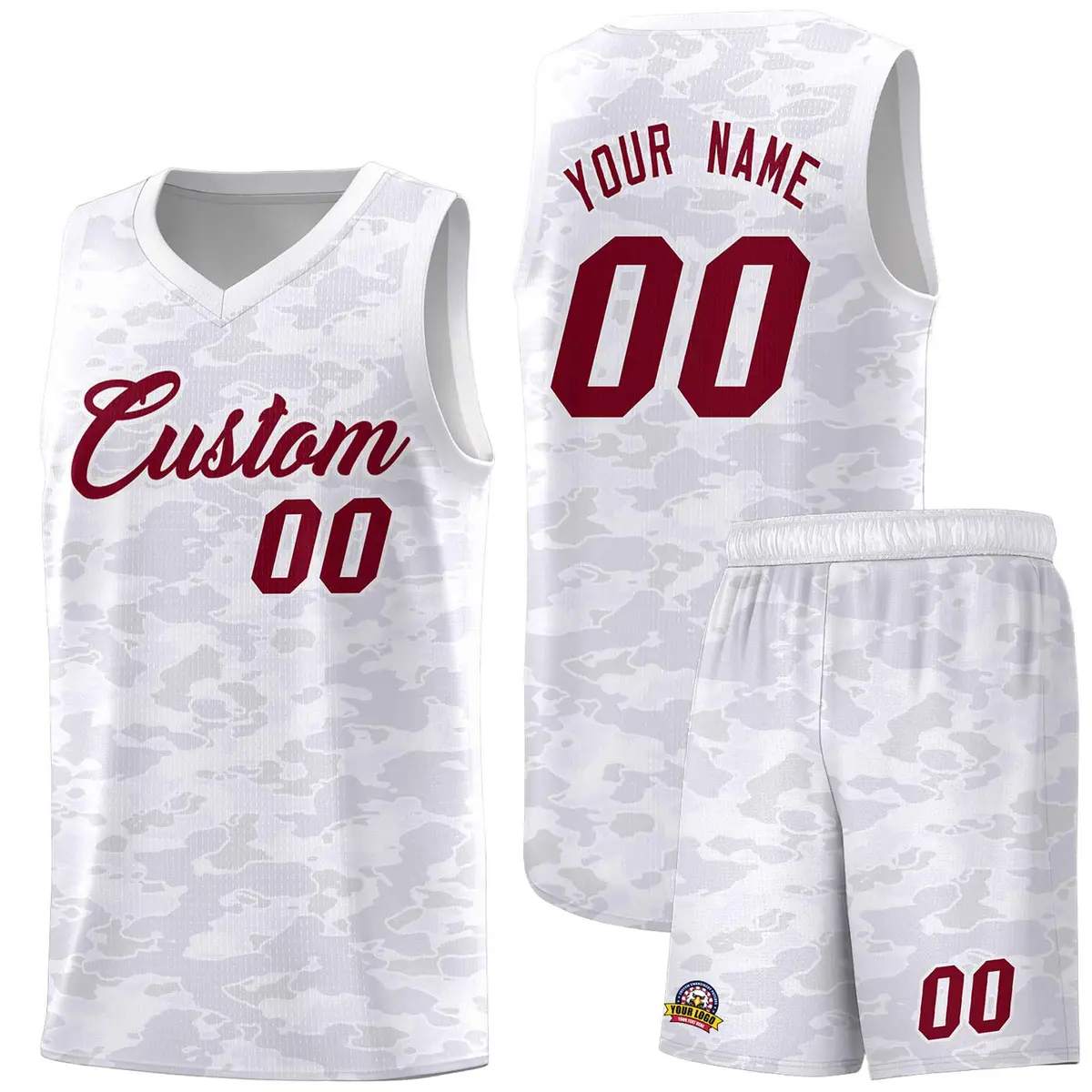 Camo Sports Uniform Basketball Jersey
