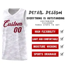 Camo Sports Uniform Basketball Jersey 2