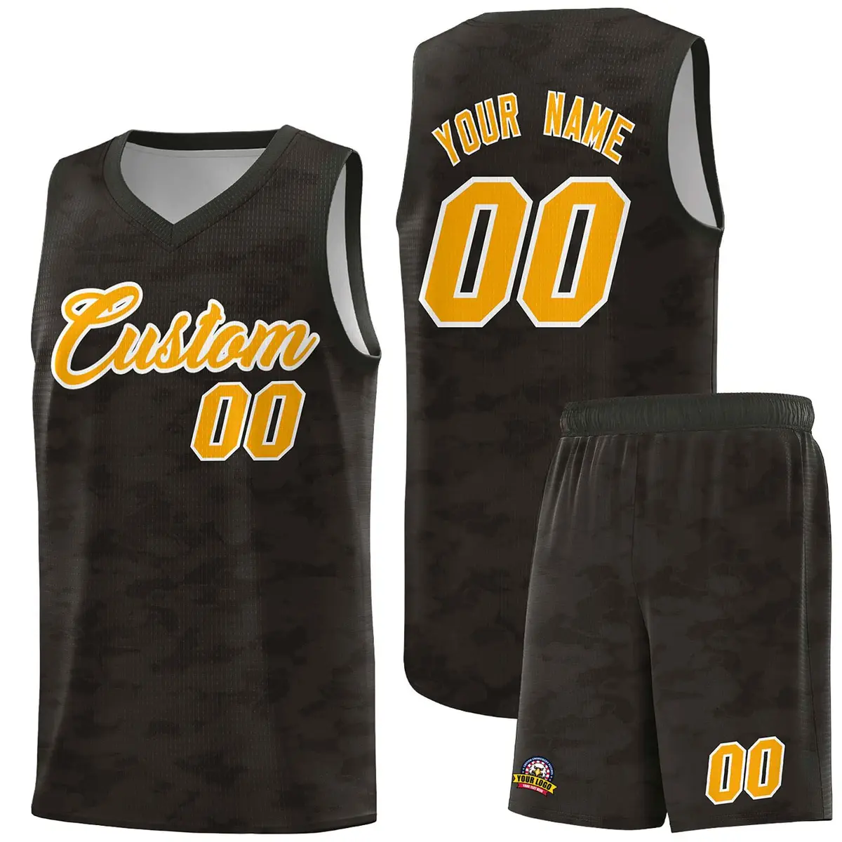 Camo Sports Uniform Basketball Jersey