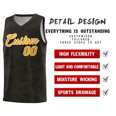 Camo Sports Uniform Basketball Jersey 2