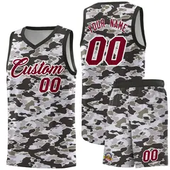 Camo Sports Uniform Basketball Jersey 1