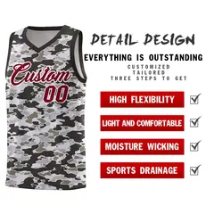 Camo Sports Uniform Basketball Jersey 2