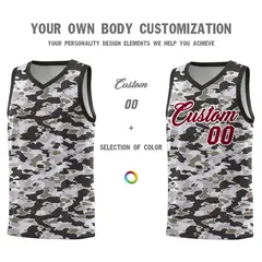 Camo Sports Uniform Basketball Jersey 3