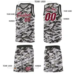 Camo Sports Uniform Basketball Jersey 5