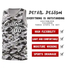 Camo Sports Uniform Basketball Jersey 2