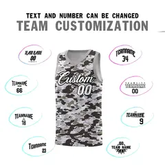 Camo Sports Uniform Basketball Jersey 4