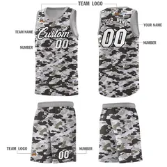 Camo Sports Uniform Basketball Jersey 5