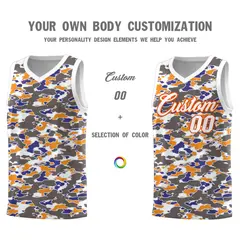 Camo Sports Uniform Basketball Jersey 3