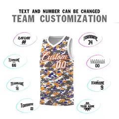 Camo Sports Uniform Basketball Jersey 4