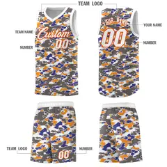 Camo Sports Uniform Basketball Jersey 5