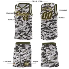 Camo Sports Uniform Basketball Jersey 5