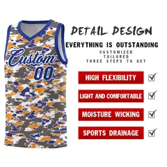 Camo Sports Uniform Basketball Jersey 2