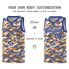 Camo Sports Uniform Basketball Jersey 3