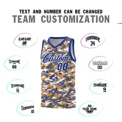Camo Sports Uniform Basketball Jersey 4
