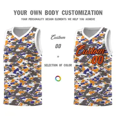 Camo Sports Uniform Basketball Jersey 3
