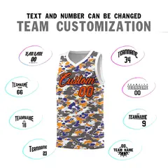 Camo Sports Uniform Basketball Jersey 4