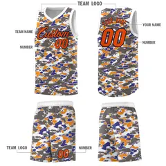 Camo Sports Uniform Basketball Jersey 5