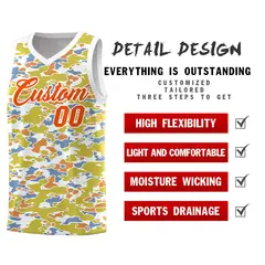 Camo Sports Uniform Basketball Jersey 2