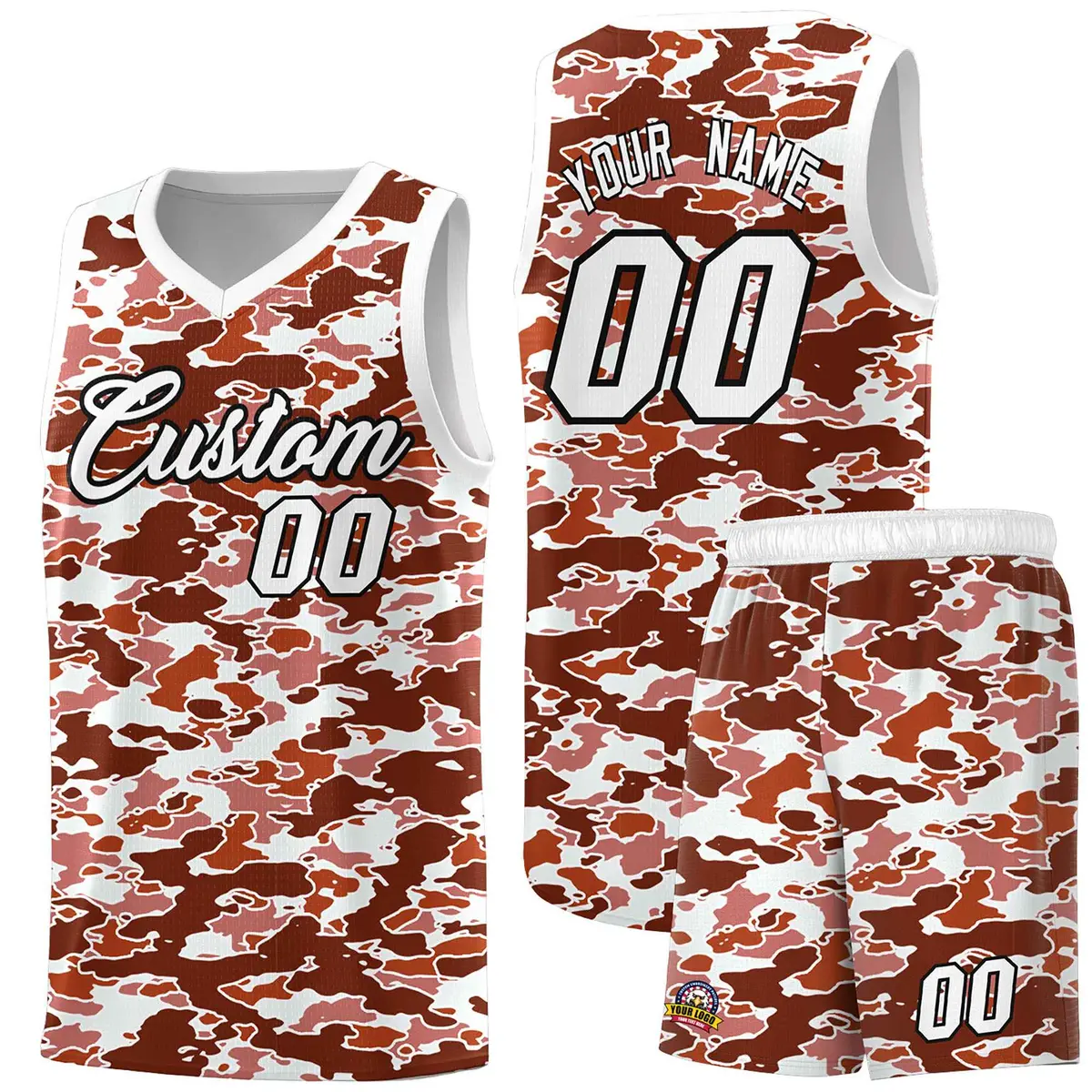 Camo Sports Uniform Basketball Jersey