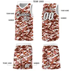 Camo Sports Uniform Basketball Jersey 5