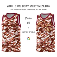 Camo Sports Uniform Basketball Jersey 3