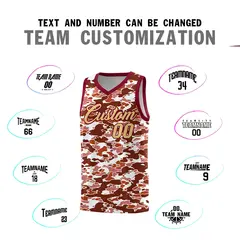 Camo Sports Uniform Basketball Jersey 4