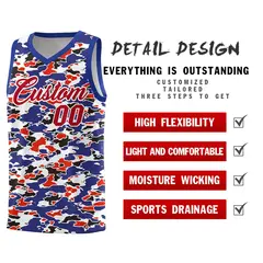 Camo Sports Uniform Basketball Jersey 2