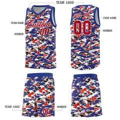 Camo Sports Uniform Basketball Jersey 5