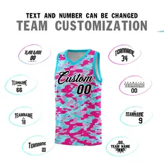 Camo Sports Uniform Basketball Jersey 4