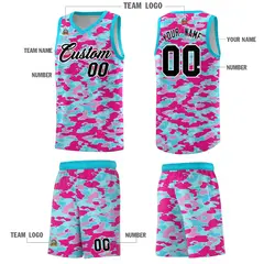Camo Sports Uniform Basketball Jersey 5