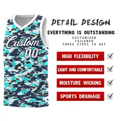 Camo Sports Uniform Basketball Jersey 2