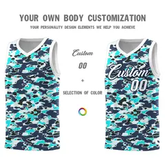 Camo Sports Uniform Basketball Jersey 3