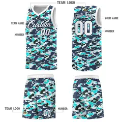 Camo Sports Uniform Basketball Jersey 5
