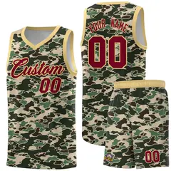 Camo Sports Uniform Basketball Jersey 1